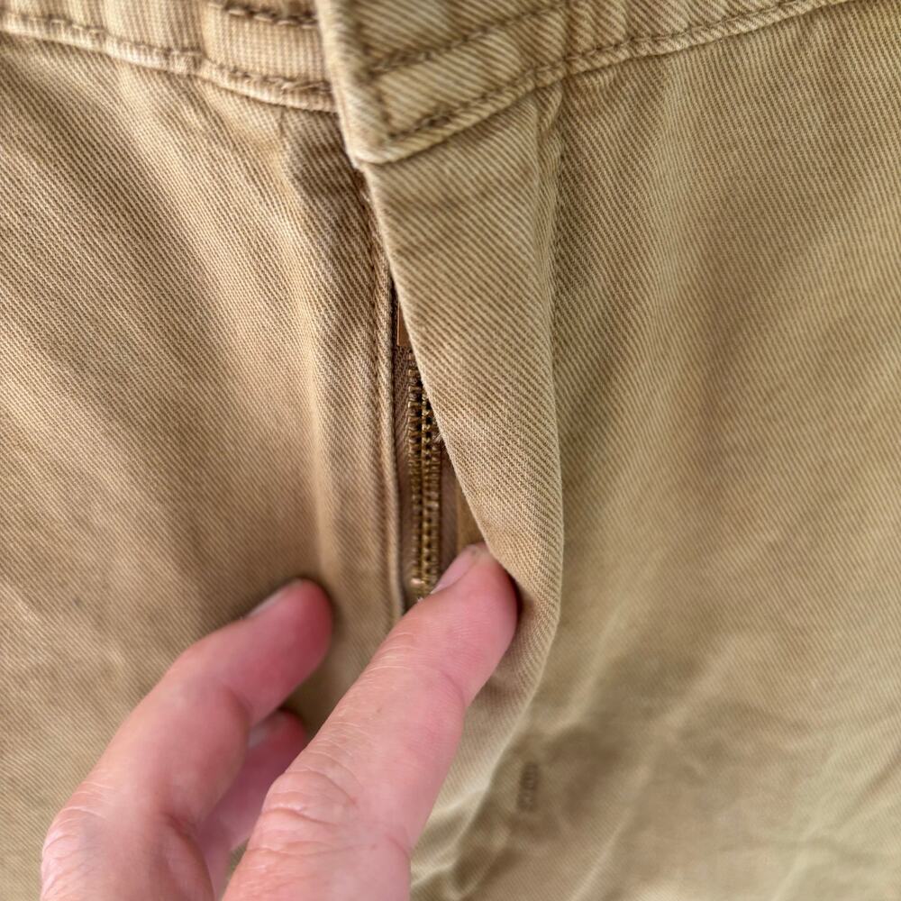 NWT AE77 Premium Military Shorts High Waisted Tan Khaki Size 26 - Picture 4 of 9